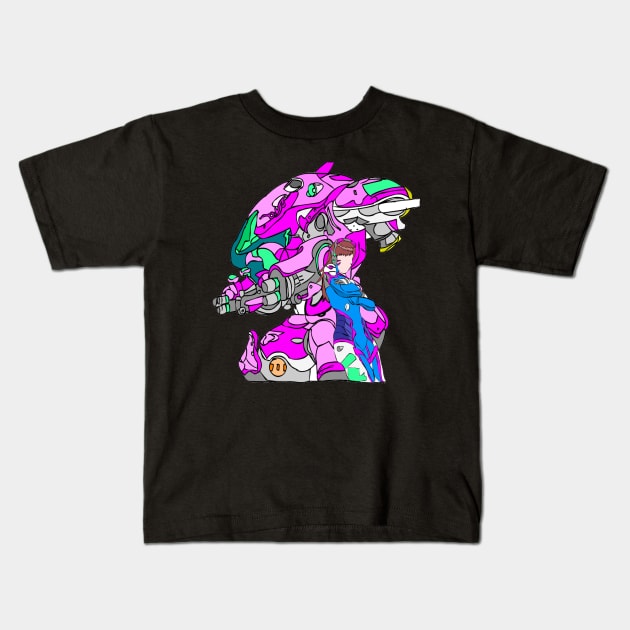 D-va Kids T-Shirt by Materiaboitv